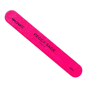 PEGGY SAGE 2-Way Mini Nail Pilly двусторонняя 180/240 Pink Neon