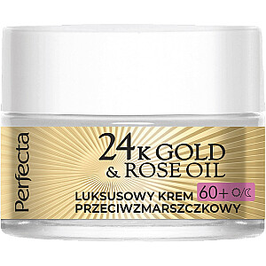 PERFECTA 24K Gold & Rose Oil kremas nuo raukšlių 60+ 50ml