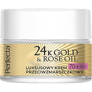 PERFECTA 24K Gold & Rose Oil крем против морщин 70+ 50мл