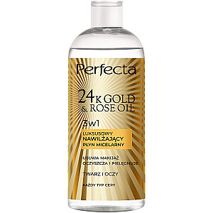 Micelinis skystis PERFECTA 24K Gold & Rose Oil 400ml