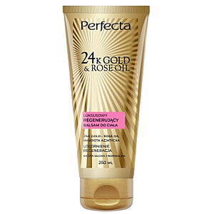 PERFECTA 24K Gold&Rose atstatomasis kūno balzamas 200ml