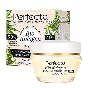 PERFECTA Bio Collagen 40+ dieninis ir naktinis kremas nuo raukšlių 50ml