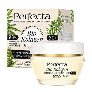 PERFECTA Bio Collagen 50+ дневной и ночной крем против морщин 50мл