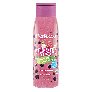 PERFECTA Bubble Tea koncentruota dušo želė Egzotiški vaisiai ir juodoji arbata 400ml