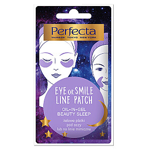 Geliniai pleistrai PERFECTA Eye arba Smile Line Pleistras po akimis arba veido raukšlėms, 2 vnt.