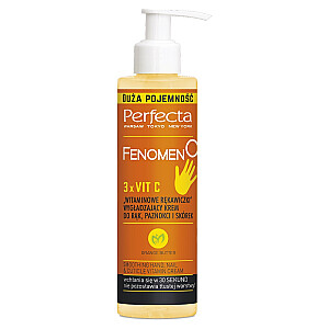 PERFECTA Fenomen C vitamininės pirštinės, glotninamasis kremas rankoms, nagams ir odelėms 195ml