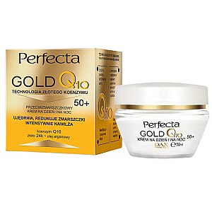 PERFECTA Gold крем для лица против морщин Q10 50+ 50мл