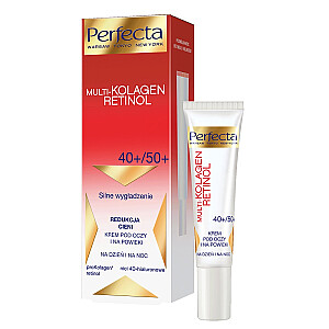 PERFECTA Multi-Collagen Retinol 40+/50+ крем для глаз и век, уменьшающий темные круги, днем и ночью, 15 мл