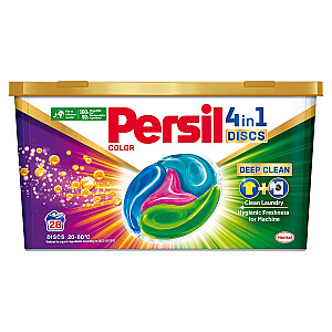 PERSIL Discs Spalvotos skalbimo kapsulės 28 vnt.