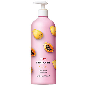 PUPA Fruit Lovers dušo pienas Papaya dušo pienas 500ml