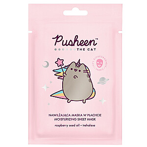 PUSHEEN Drėkinamoji veido kaukė su aviečių sėklų aliejumi 17g