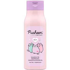 PUSHEEN Šampūnas ir dušo želė 2in1 Food 400ml