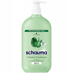 Шампунь для волос SCHAUMA 7 Herbs Свежесть 750мл