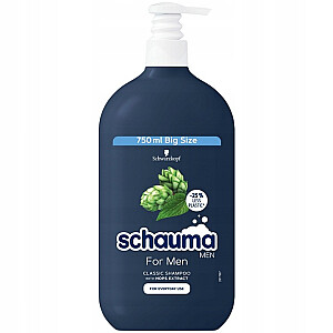 SCHAUMA Classic Shampoo For Men шампунь для волос для мужчин 750мл