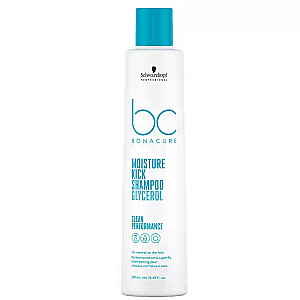 SCHWARZKOPF PROFESSIONAL BC Moisture Kick drėkinamasis šampūnas normaliems ir sausiems, lūžinėjantiems ar garbanotiems plaukams 250 ml