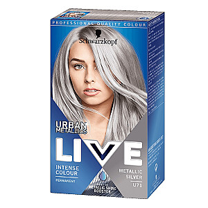 SCHWARZKOPF Live Urban Metallic окрашивающая краска для волос U71 Metallic Silver 
