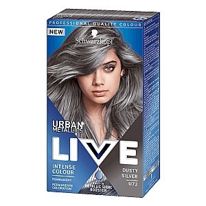 Окрашивающая краска для волос SCHWARZKOPF Live Urban Metallic U72 Dusty Silver