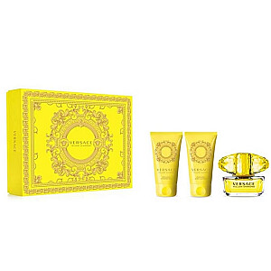 SET VERSACE Yellow Diamond EDT purškiklis 50 ml + DUŠO ŽELIS 50 ml + KŪNO LOSIONAS 50 ml