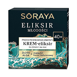SORAYA Elixir of Youth 40+ dieninis ir naktinis kremas nuo raukšlių 50ml