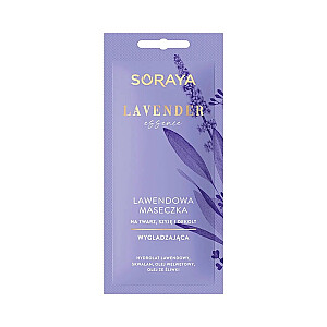 SORAYA Lavender Essence levandų lyginamoji kaukė veidui, kaklui ir dekoltė 8 ml