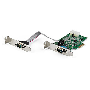 2 NERIJOS KORTELĖS PCIE / PCI EXPRESS KORTELĖ RS232 - 16950 UART