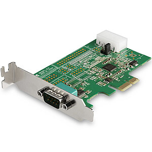 4 PCI EXPRESS RS232 KORTELĖ / UART 16950 PRIEDAS