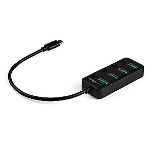 4 PRIESTŲ USB C KEIKLAS SU TINKINIAIS ĮJUNGIMO / IŠJUNGIMO / IŠJUNGIMO JUNGikliais