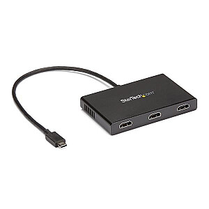 3-ПОРТНЫЙ КОНЦЕНТР/АДАПТЕР USB C К HDMI MST — МУЛЬТИ-МОНИТОР USB C