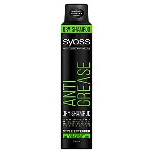SYOSS Anti Grease Dry Shampoo sausas šampūnas greitai riebiems plaukams 200ml