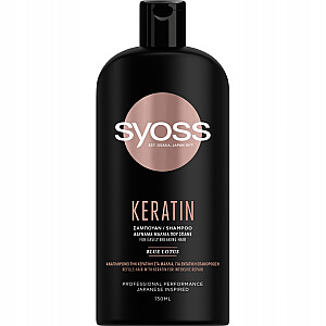 SYOSS Keratin Shampoo Šampūnas silpniems ir lūžinėjantiems plaukams 750ml