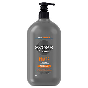 SYOSS Men Power Shampoo šampūnas normaliems plaukams vyrams 750ml