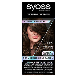 Nuolatiniai plaukų dažai SYOSS Permanent Coloration 3-89 Bronze Coffee