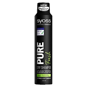SYOSS Pure Fresh Dry Shampoo освежающий шампунь для сухих волос 200мл