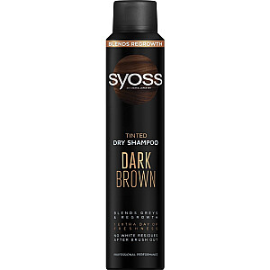 SYOSS Tinted Dry Shampoo Dark Brown sausas šampūnas tamsiai rudiems plaukams 200ml