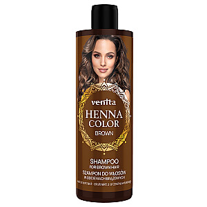 VENITA Henna Color plaukų šampūnas Brown 300ml