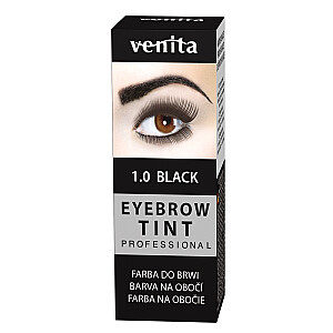 VENITA Professional Eyebrow Tint pudros spalva antakiams 1.0 Black