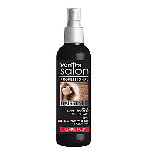 VENITA Salon Professional Hairstyle жидкость для укладки волос с кератином гибкой фиксации 130г