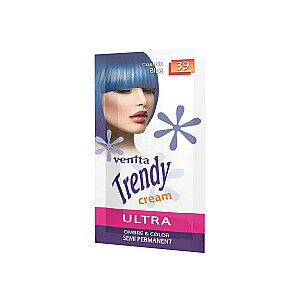 Kreminiai plaukų dažai VENITA Trendy Cream Ultra 39 Cosmic Blue