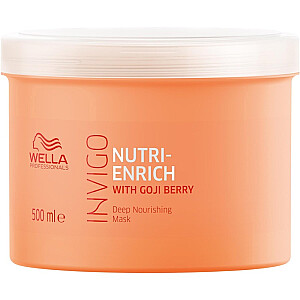 WELLA PROFESSIONALS Invigo Nutri-Enrich Deep Nourishing Mask kaukė sausiems ir silpniems plaukams 500ml