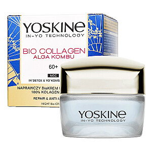 YOSKINE Bio Collagen 60+ naktinis liftingas kremas nuo raukšlių 50ml
