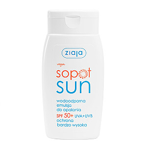 ZIAJA Sopot Sun водостойкая солнцезащитная эмульсия SPF50+ 125мл
