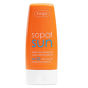 ZIAJA Sopot Крем солнцезащитный для светочувствительной кожи SPF25 60мл