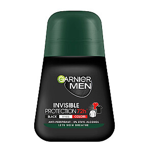 GARNIER Invisible 72h Vyriškas rutulinis antiperspirantas su akmeniu, 50 ml