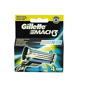 Pakaitiniai peiliukai GILLETTE Mach 3 skustuvui, 4 vnt.