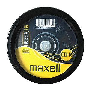 MAXELL CD-R 700 MB 52h80 min, lizdinė plokštelė, diskas