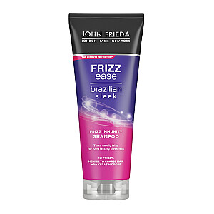 JOHN FRIEDA Frizz-Ease Brazil Sleek Frizz Immunity Shampoo plaukų šampūnas 250 ml