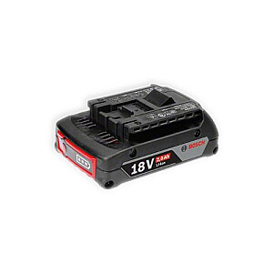 Baterija Bosch 18V 2Ah ličio jonų juoda - 1600Z00036