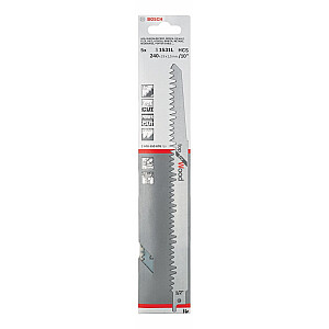 Пильное полотно Bosch Sabre S 1531 L, 5 частей