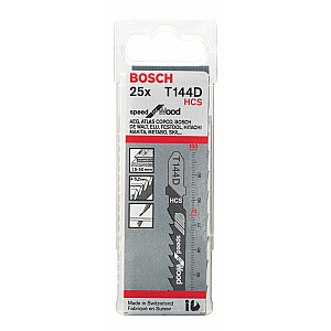 Полотно для лобзика Bosch T144D 25 шт.