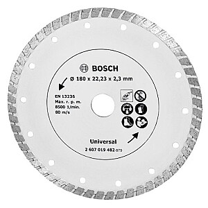 Алмазный диск Bosch Turbo 180